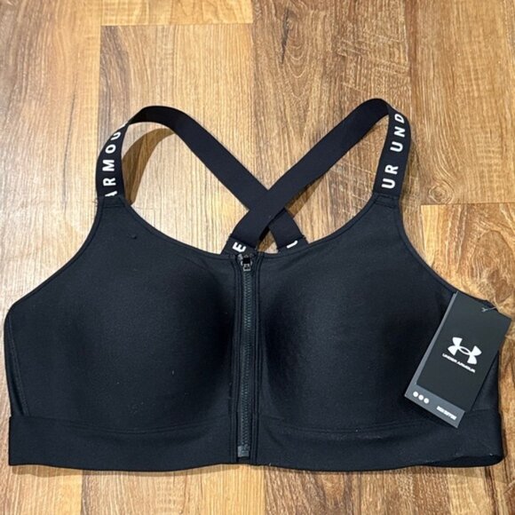 Under Armour Women’s UA Infinity High Zip Sports Bra (Size: XL)(NWT) - Picture 4 of 14